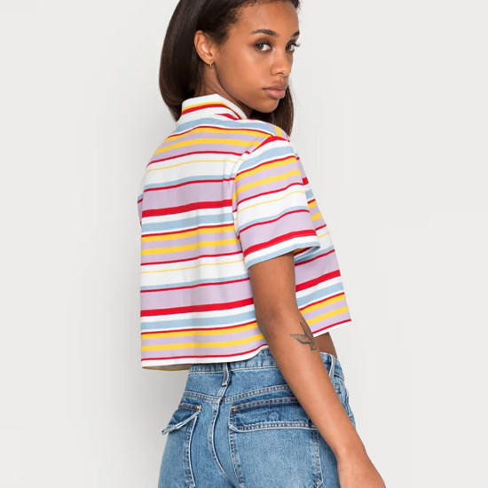 Karl Kani Γυναικεία μπλούζα Chest Signature Stripe Polo Short Tee